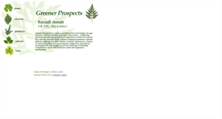 Desktop Screenshot of greenerprospects.com